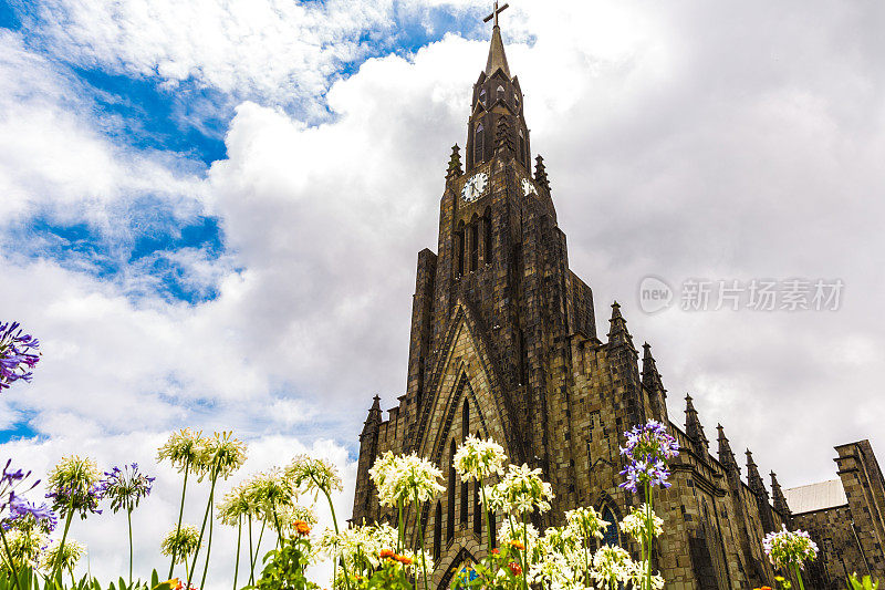 巴西南部Canela市的石头大教堂(Pedra Catedral)